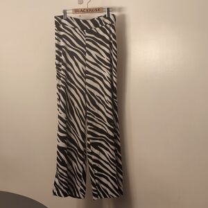 Zebra Pattern Pants